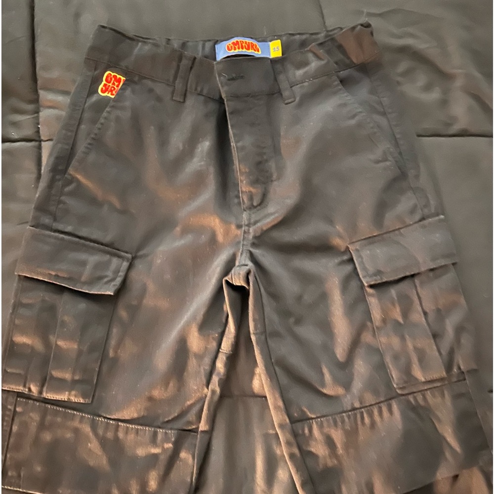 Mens “Empire” Black Cargo Pants